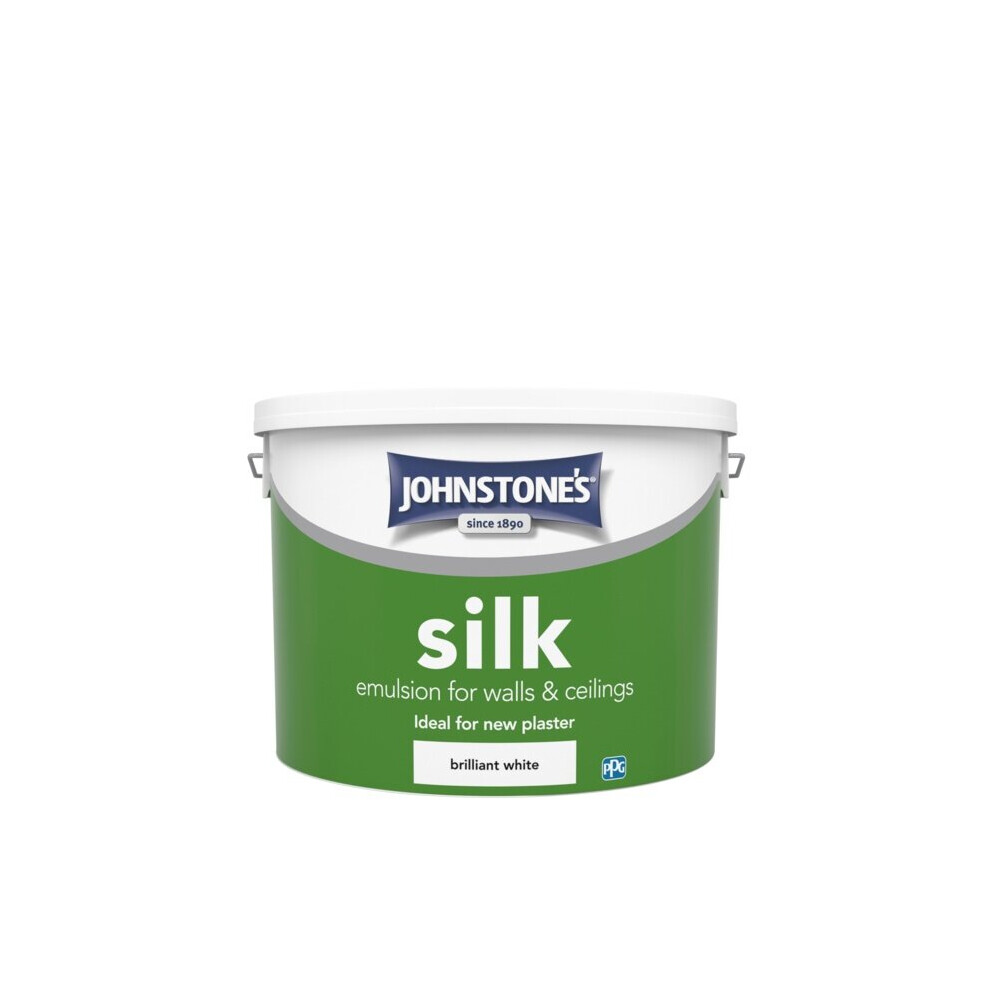 Johnstone's Silk 10L Pure Brilliant White