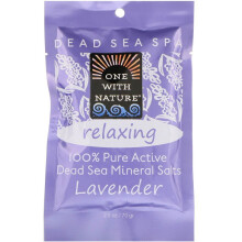One Nature Badesalze, Lavendel, Entspannung 2,5 oz (Packung mit 6)