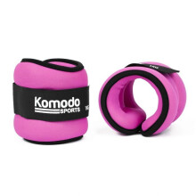 (2 x 1kg = 2kg) Pink Neoprene Ankle Weights Running Training Wrist