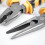 3 Piece Combination Pliers Set Soft Grip Handle Tools Plier Steel 5