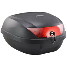 52L Motorcycle Top Box Back 2 Helmet Case Luggage Storage Motorbike