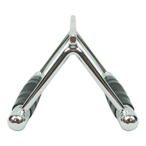 Komodo Double V Row Close Grip Rubber Handle Multi Gym Cable Attachment Bar 1
