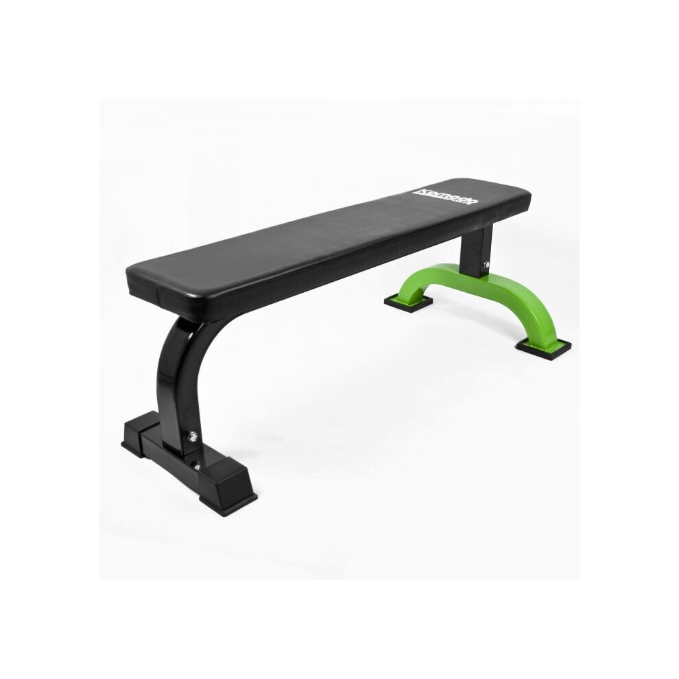 WEIGHT BENCH Flat Home Gym Chest Press Workout Back Cushion Support