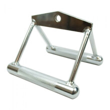 Double V Row Close Grip Metal Handle Multi Gym Cable Attachment Bar