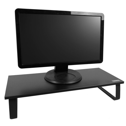 Single Monitor Riser Stand 1 Computer Screen Desk Organiser One 1
