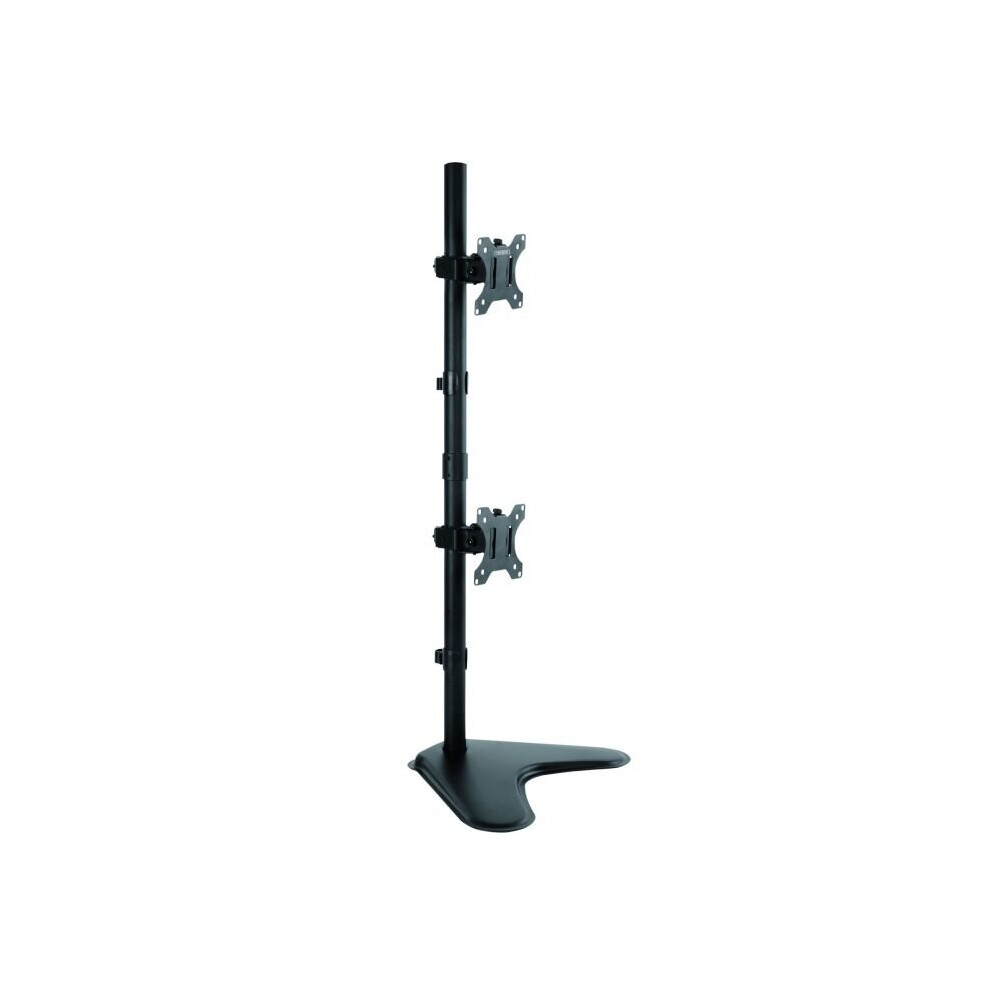 Tekbox Dual Monitor Vertical Mount 2 Computer Screen Stand Twin Display