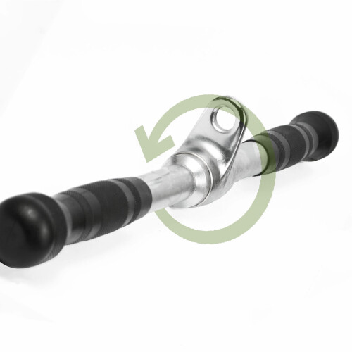Komodo Revolving Straight Bar Cable Attachment Rubber Grip Rowing Machine 2