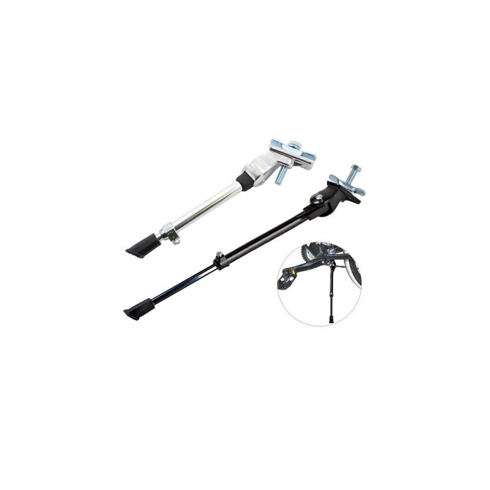 Komodo (Silver) Bicycle Kick Stand Frame Fitting Bike Cycle Silver