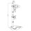 DUAL MONITOR VERTICAL MOUNT 2 Computer Screen Stand Twin Display 3