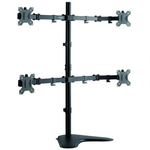 TekBox QUAD MONITOR MOUNT - 4 Computer Screen Stand 13-32