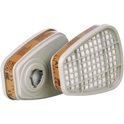 3M 3M™ 6051 Gas & Combination Filter A1 - 4 Pairs
