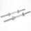 Komodo (18 Inch) Spinlock DUMBBELL BARS Standard 1 Inch Plates Set 2