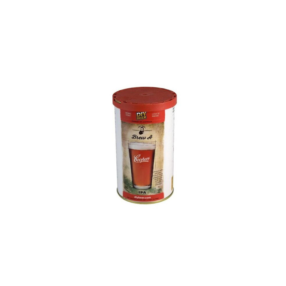 Coopers India Pale Ale Ipa 40 Pint Homebrew Kit - American-Style Ipa, 1.7Kg Malt Extract, Makes 23L