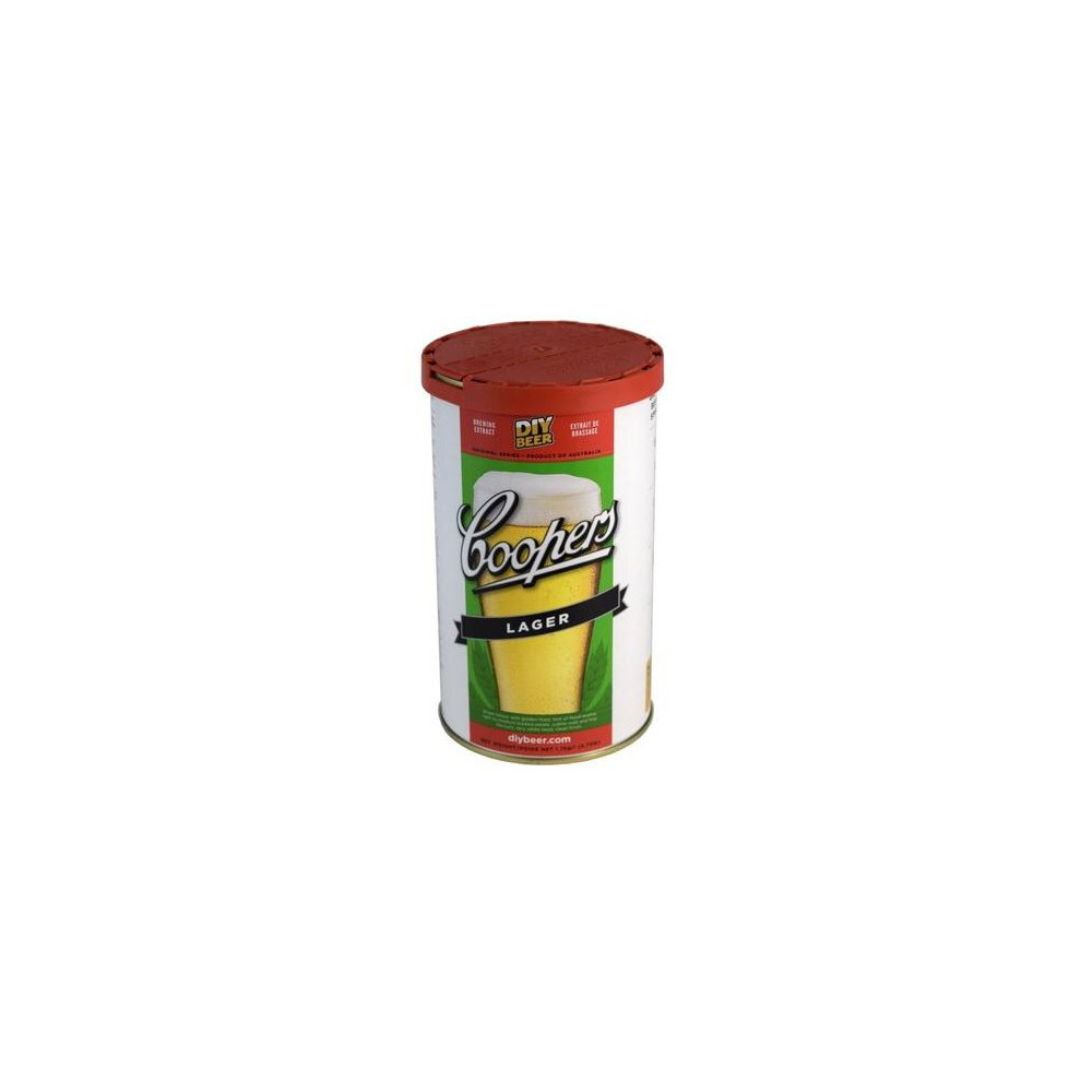 Coopers Australian Lager 40 Pint (1.7Kg) Kit - Homebrew Golden/White/Light