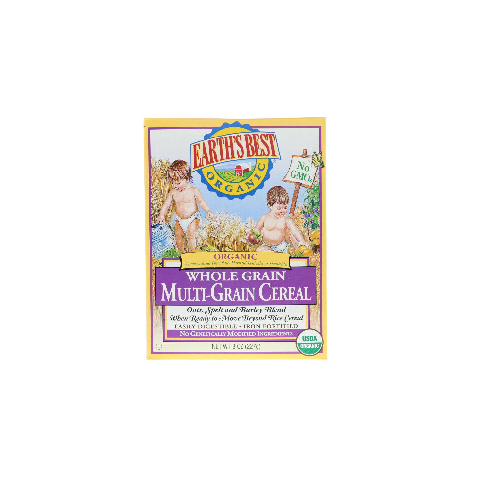 Earth's Best, Organic Whole Grain Multi-Grain Cereal, 227g