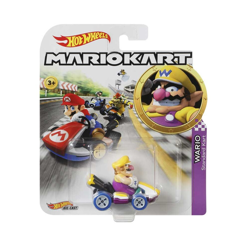 Hot Wheels Mario Kart Mario Standard Kart GBG26 New