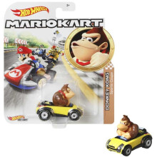 Hot Wheels GBG30 Mario Kart 1:64 Die-Cast Toad med Sneeker Fordon