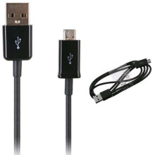 (Samsung ECB-DU5ABE Micro USB Cable Black) Samsung Black In Car Adaptive Fast Charger Head Plug and Micro USB Cable