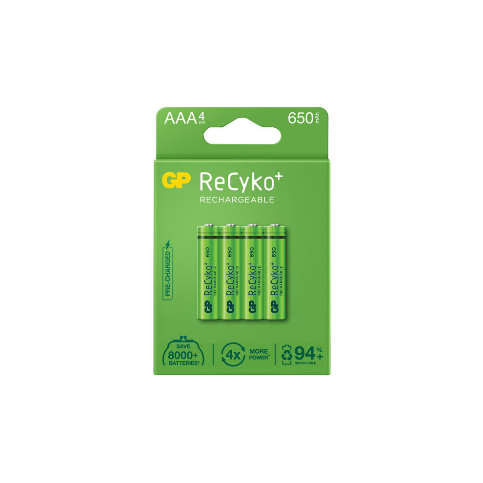 Gp Gprhch63c132 Gp Recyko 650 Aaa Card Of 4 4891199194214