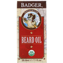 Badger, Navegador Clase, Aceite para Barba, Bergamota & Vanilla, 1 fl oz (29.6 ml)