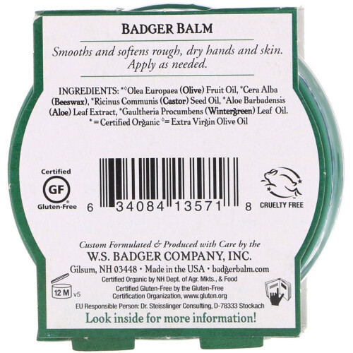 Badger Balm per Mani Sfruttate 1