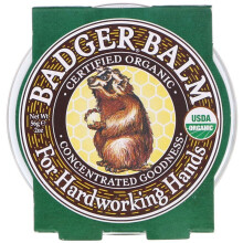 Badger Πιστοποιημένη Οργανική Badger Balm για Δουλειά Χεριών, 2 oz (56 g)