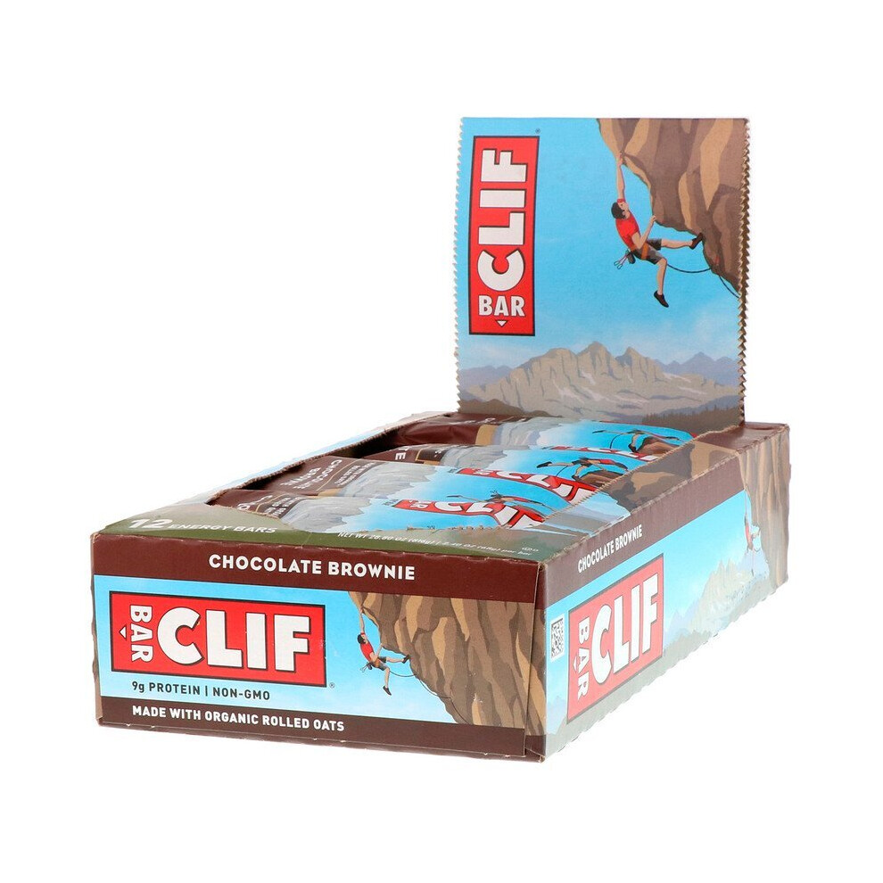 Clif Bar , Energy Bar, Chocolate Brownie, 12 Bars, 68G