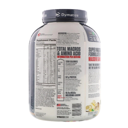 Dymatize Nutrition, Super Mass Gainer, Gourmet Vanilla, 2.7kg 1