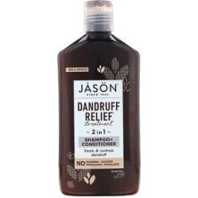 Jason Natural, Căutarea Anti-Dandruff a Sării Capului, 2 în 1, Șampon + Condicioner, 12 fl oz (355 ml)