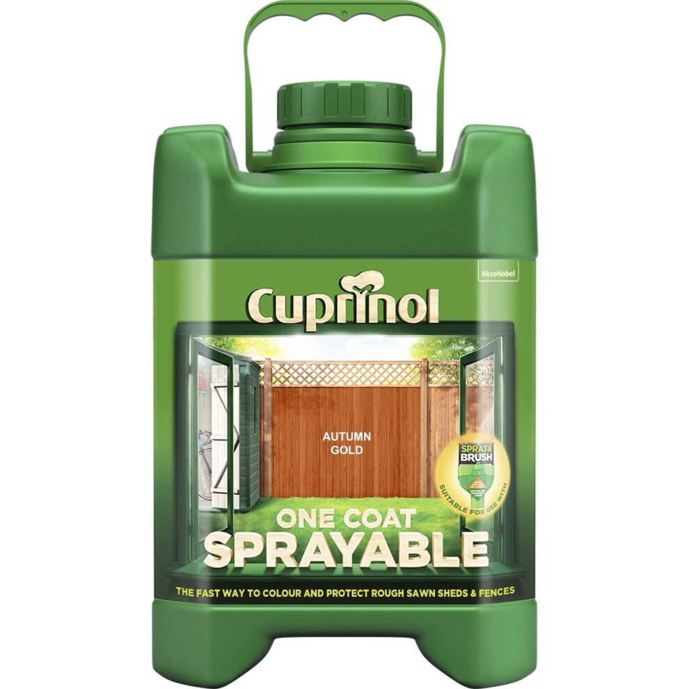 (Autumn Gold) Cuprinol Sprayable Fence Treatment 5L