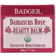 Badger, Beauty Balm, Damascus Rose, 1 oz (28 g)