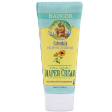 Badger, Creme para Rash de Diadema do Bebê, Calendula, 2.9 fl oz (87 ml)