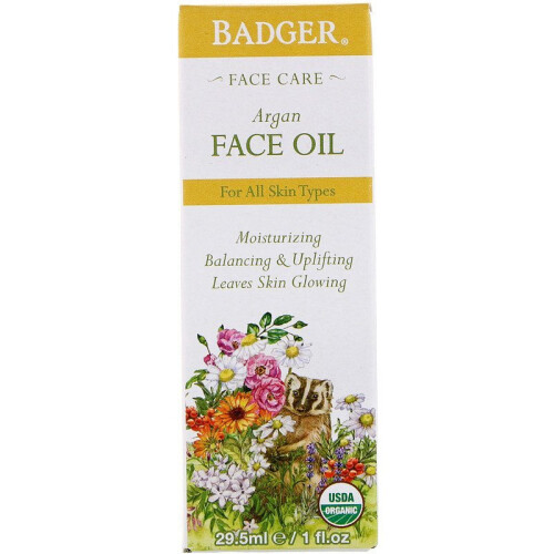 Badger Company, Argan Face Oil, 29.5ml 2