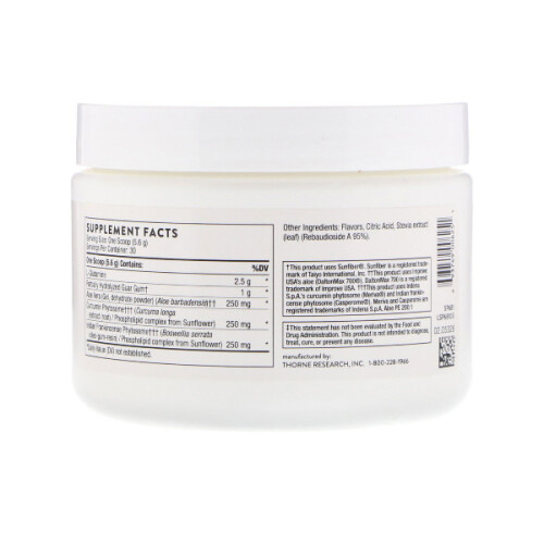 Thorne, EnteroMend, Orange Vanilla, 5.9 oz (168 g) 1