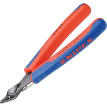 Knipex 78 61 125 Electronic Super Knips ESD 125mm - Ultra-Fine Flush-Cut Pliers for Fiber Optic & Precision Work