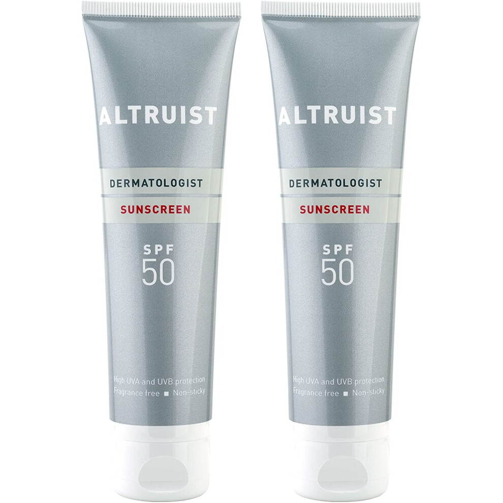 2pk Altruist SPF 50 Sunscreen - 100ml | High UV Sun Cream