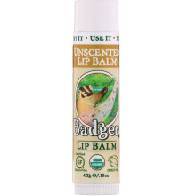 Badger, Balsamo Labiale Senza Profumo, 0.15 oz (4.2 g)