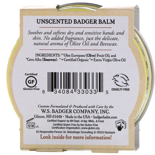 Badger Balm, Για Αισθητή Ξηρότητα, Αroma-Free, 2 oz (56 g) 1