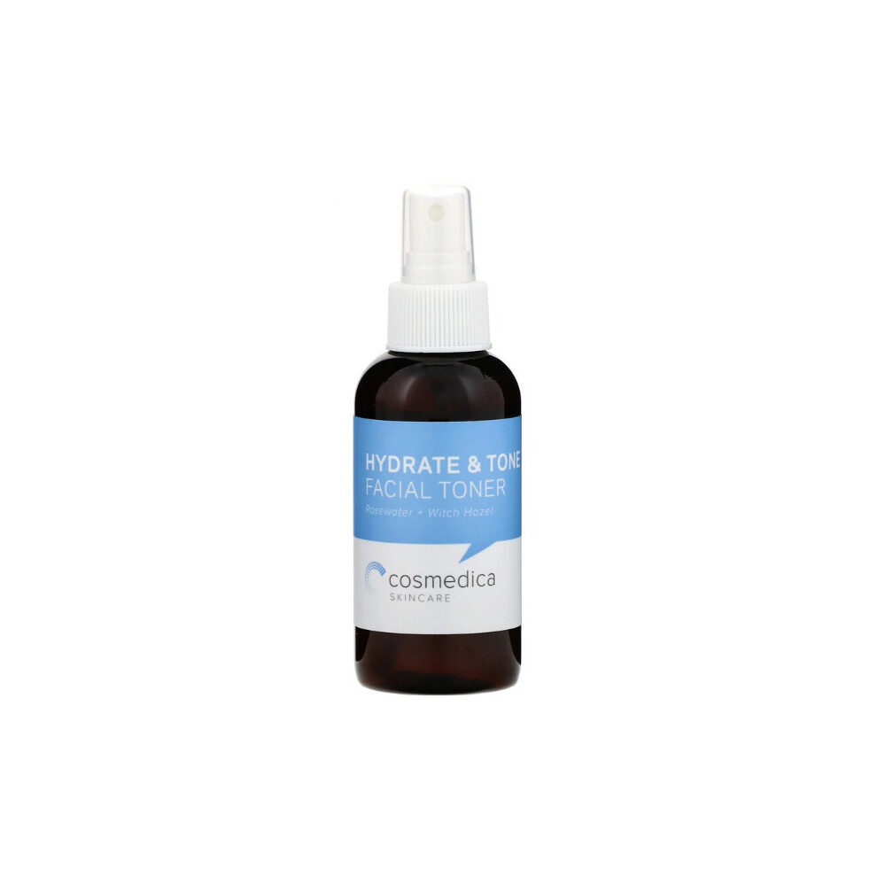 Cosmedica Skincare , Hydrate & Tone, Rosewater & Witch Hazel, 120Ml