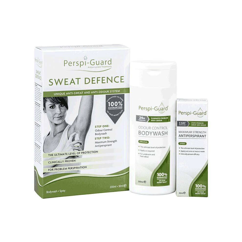 Perspi-Guard Sweat Defence Bodywash & Antiperspirant Spray - 200ml & 30ml