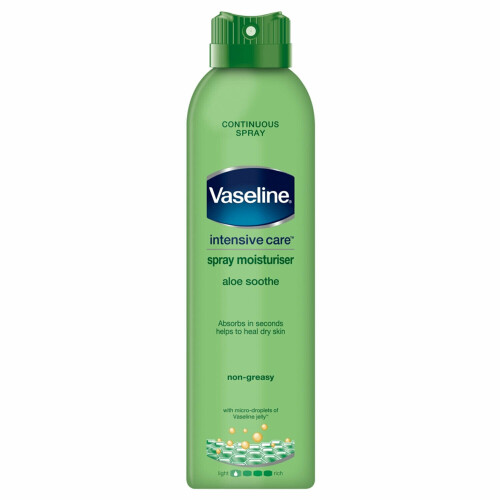 Vaseline Vaseline Intensive Care Spray Moisturizer, Aloe Soothe, 6 Pack, 190ml 2