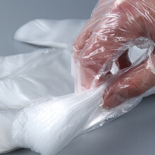 100 x Gloves Disposable Waterproof Gloves Clear Polythene PE Gloves Plastic Food Safe Cleaning Gloves