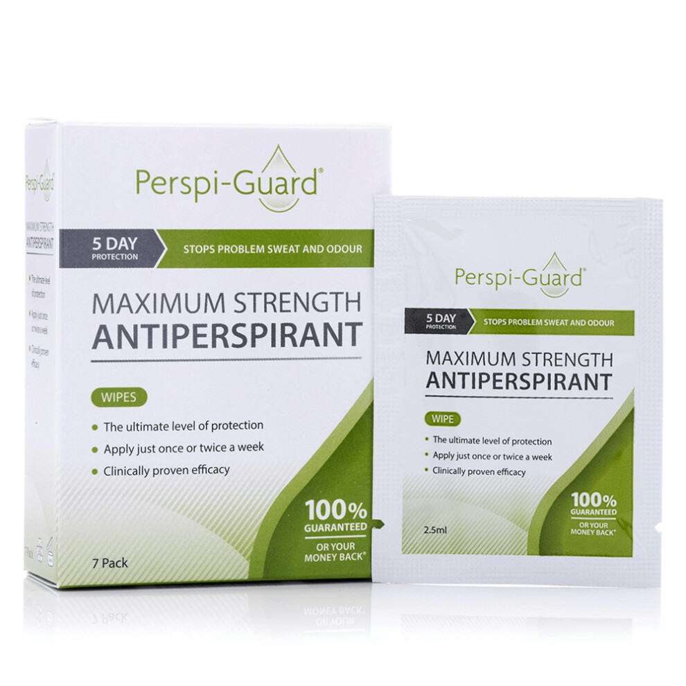 Perspi-Guard Perspi-Guardâ® Maximum Strength Antiperspirant Wipes 7Pk Size 7