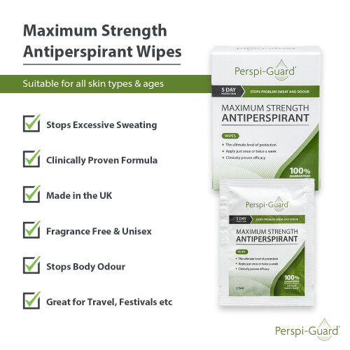Perspi-Guard® Maximum Strength Antiperspirant Wipes 7pk 1