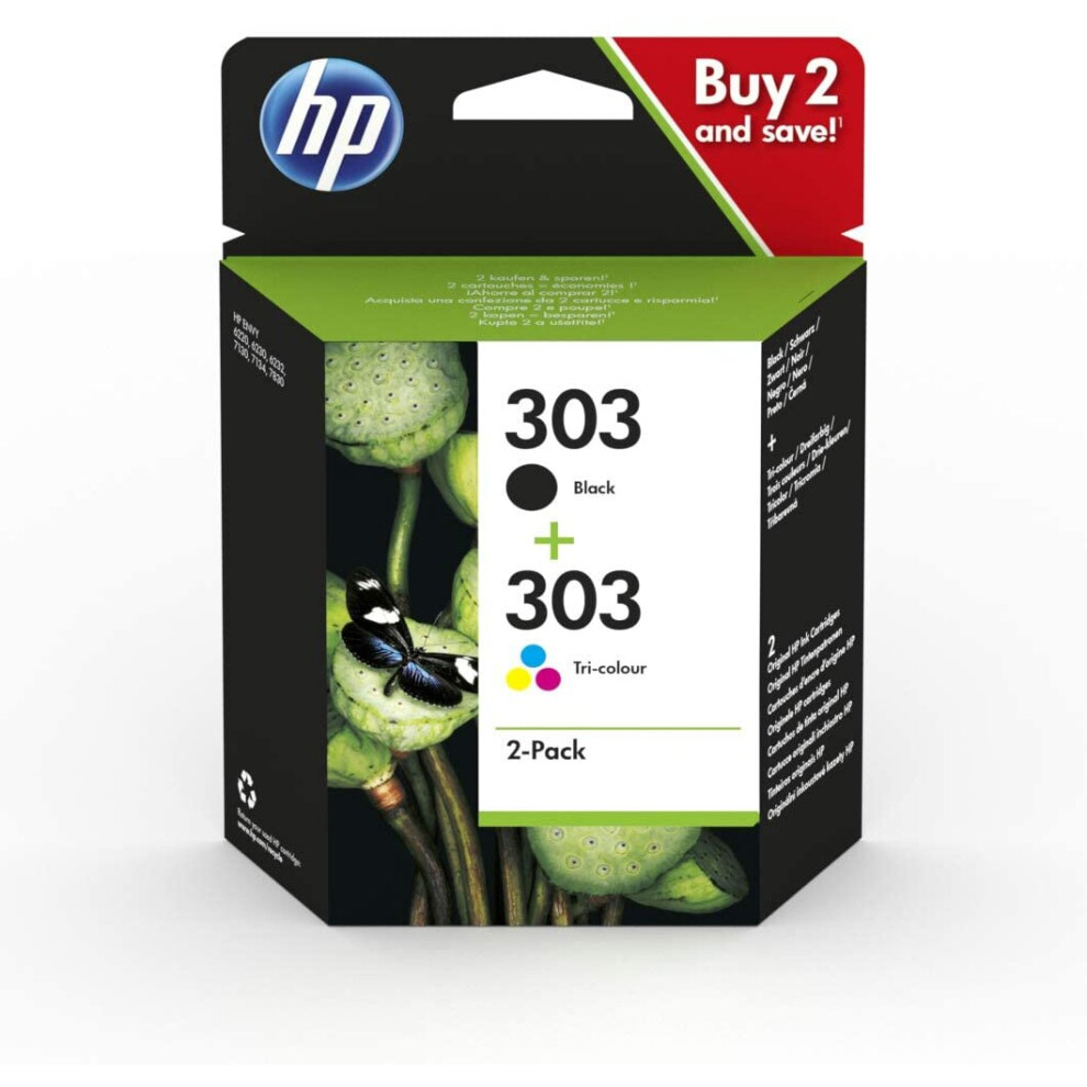 Hp 3Ym92ae (303) Printhead Multi Pack,, Pack Qty 2 4Ml
