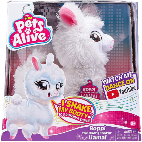 Zuru Pets Pets Alive Shakin Llama Pets Alive Rainbow Bonnie The