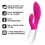 LELO INA Wave Rabbit Vibrator, Cerise, Wave Motion Double Stimulation (Clit and G-Spot) - Ultra Quiet with 10 Vibration Patterns 3
