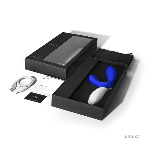 LELO LELO LOKI Wave Vibrating Prostate Massager Federal Blue 1