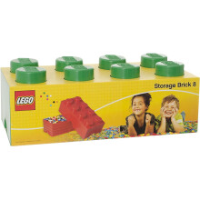 LEGO Aufbewahrungsstein 8 Grün
