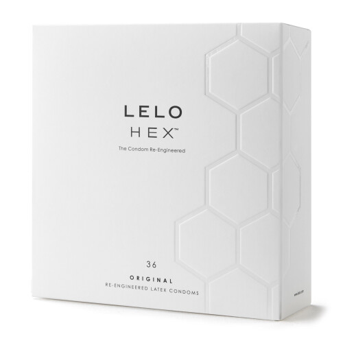 LELO LELO HEX Condoms Ultra Thin Condom for Extra Pleasure (36 condoms)